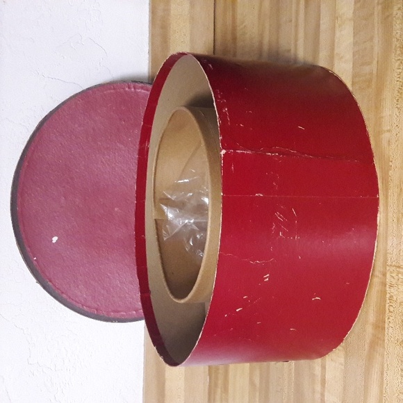 Vintage Tardy Custom Hatter Men's  Black Fedora Hat with Red Feather - Picture 11 of 11